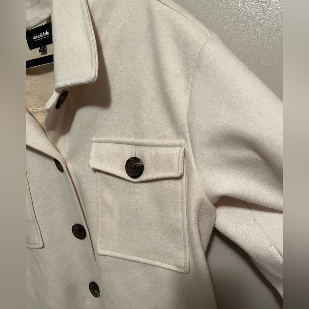 Ookie & Lala Unlined Vegan Cashmere Shacket - Picture 10 of 14